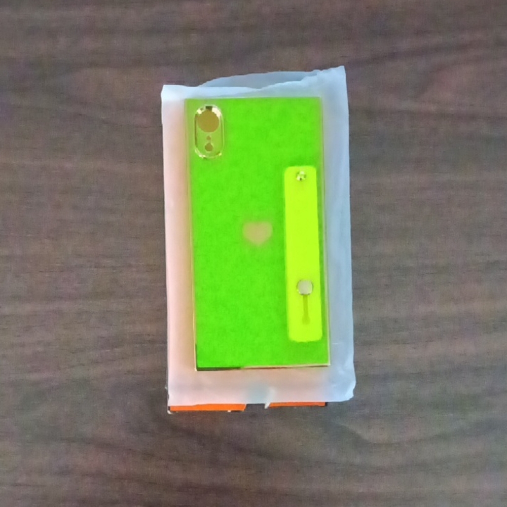 Gold and Green iPhone XR Phone Case